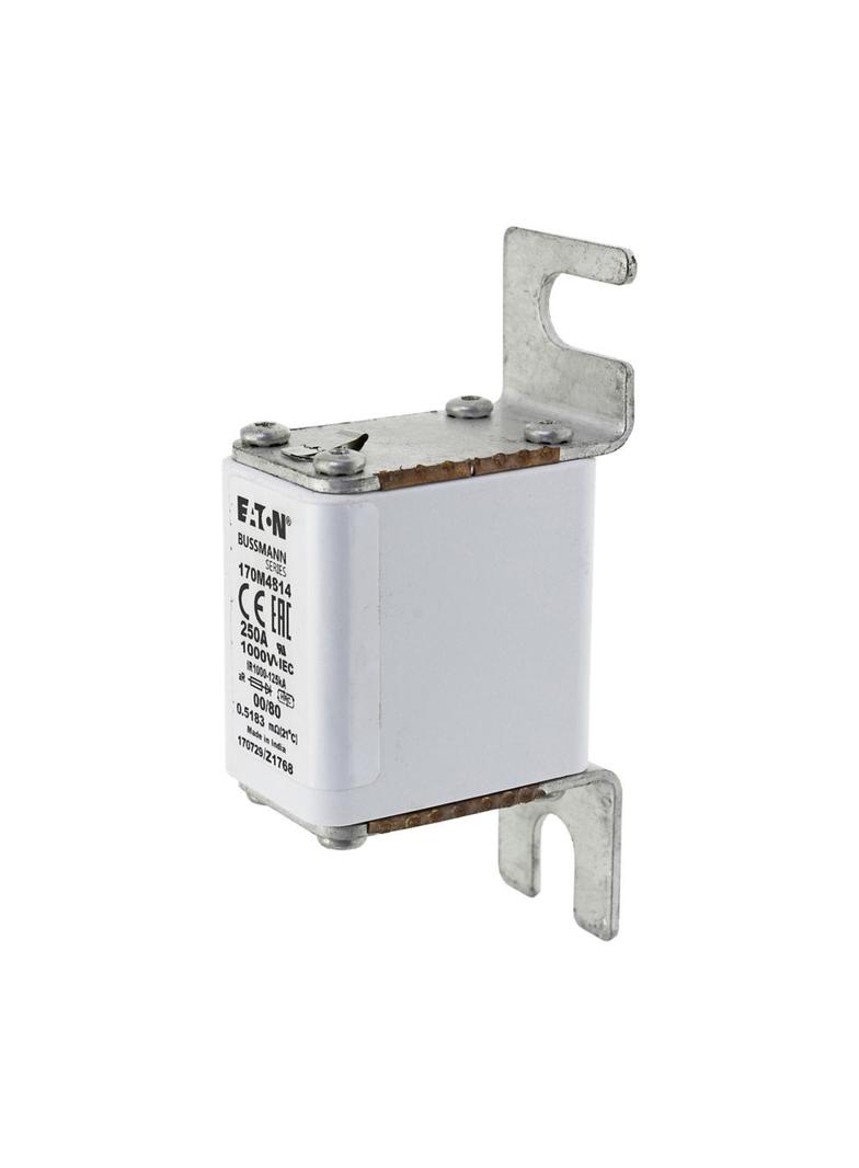 250A 1000V 00/80 aR INDICATOR FUSE Wkładka szybka 250A AC 1000V DIN 00 aR DIN IEC pojedyczn 170M4814