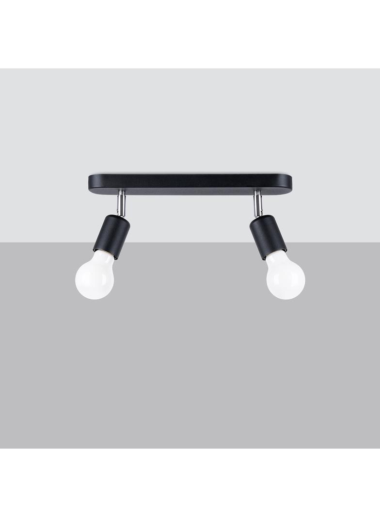 Sollux Plafon FORNES 2 czarny SL.1121