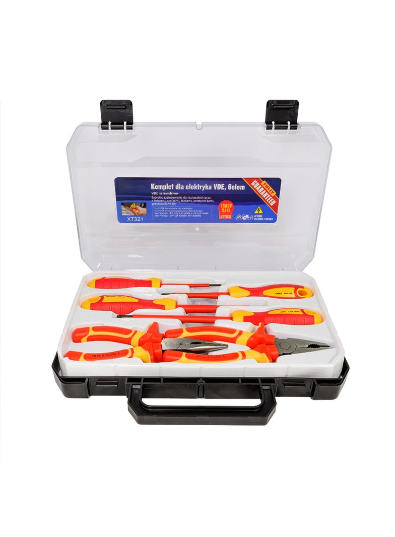 Zestaw narzędzi dla elektryka 1000V VDE-elem. czerwony 99.7321 OPATÓWEK