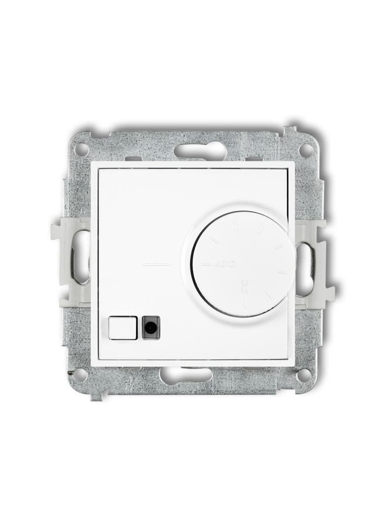 MINI Mechanizm elektronicznego regulatora temperatury z czujnikiem podpodłogowym biały