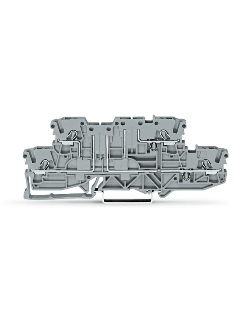 Dwupiętrowa podwójna złączka rozłączalna