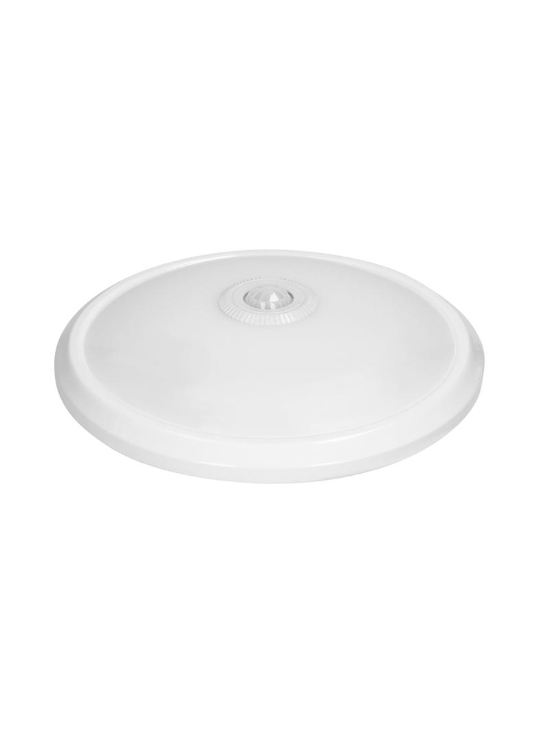 ZONDA LED EMERGENCY 12W/1,2W, plafon z czujnikiem ruchu, 800lm/80lm, IP20, 4000K, poliwęglan mleczny AD-PL-391WLPMR4 ORNO
