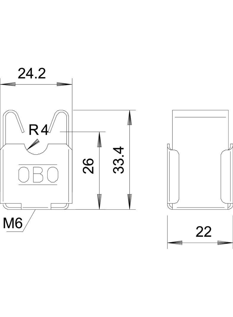 177/VA-VK, UCHWYTY PRZEW.ZATRZASK.M6 R8