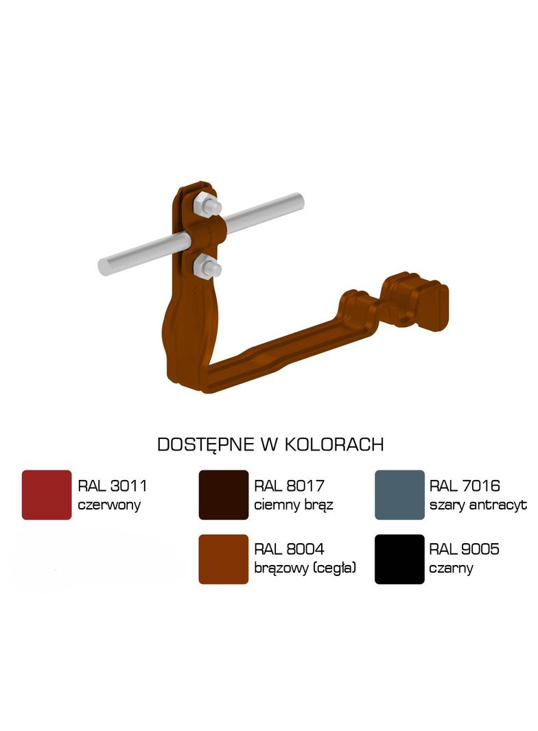 AN-28E/LA/-N Uchwyt dach.prof.skr.Z-śr. WZÓR 9 H=10cm /LA/