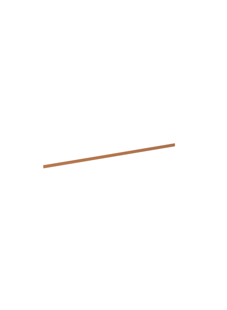 ZX2067 Szyna Cu 20x5mm, L:954mm