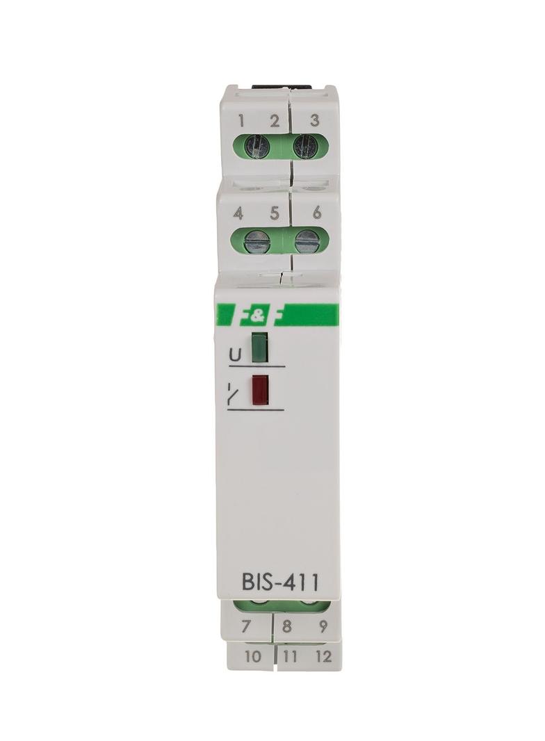 Przekaźnik bistabilny 230V 1R+1Z montaż na szynie DIN BIS-411-1R1Z F&F