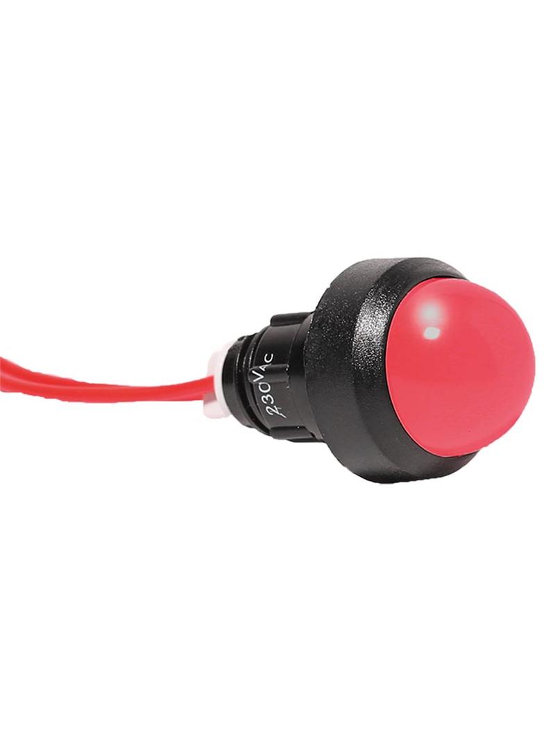 Lampka sygnalizacyjna LED D=20mm czerwona 230V AC LS LED 20 R 230AC 004770817 ETI