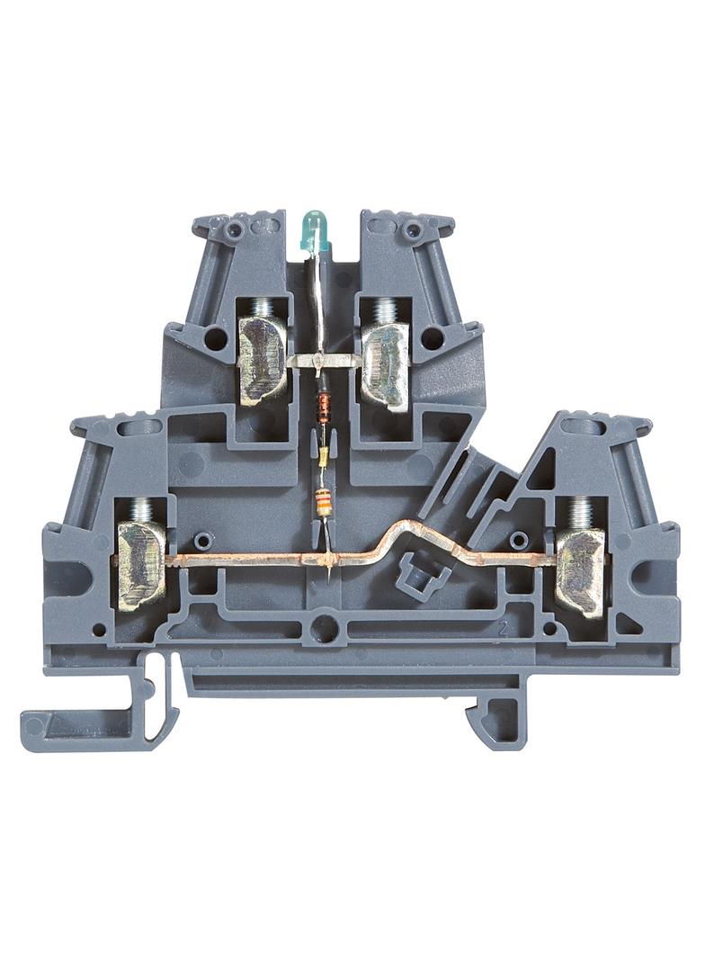 ZŁĄCZKA VIKING 2TOROWA 4MM2 Z LED SZEROKOŚĆ 6, Legrand