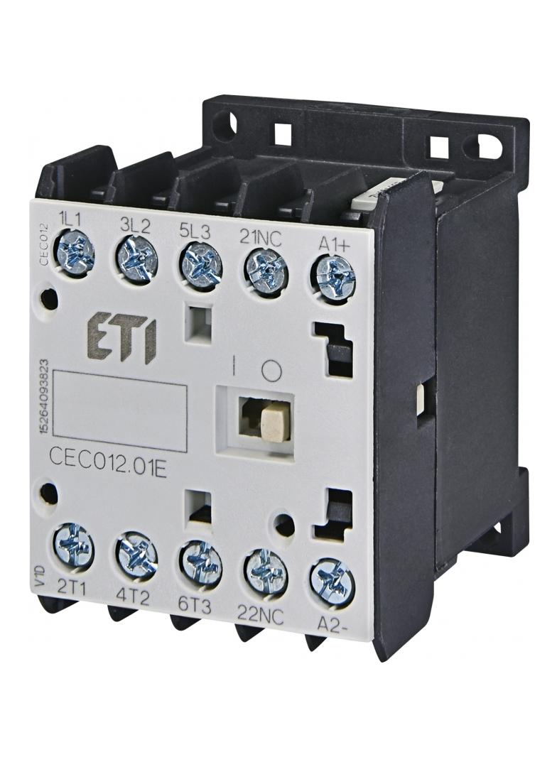Stycznik silnikowy miniaturowy CEC012.01-110V-50/60Hz 004641083 ETI