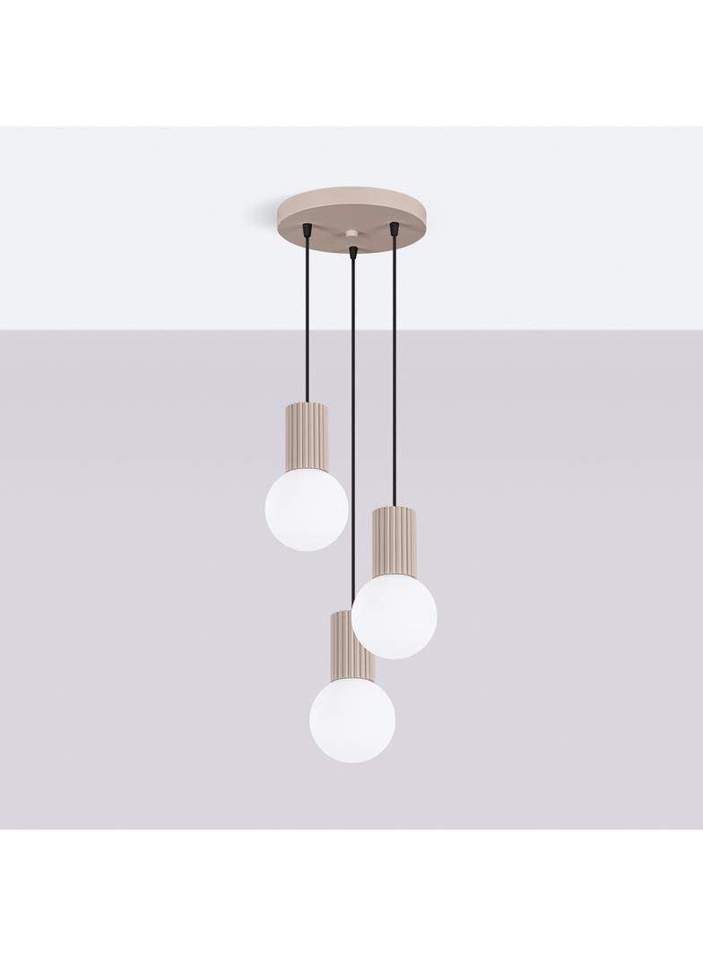 Lampa wisząca HALO 3P taupe
