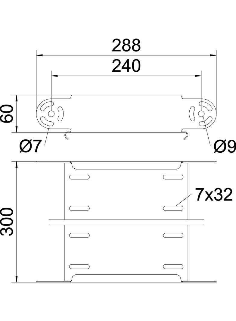 PION.ELEMENT ŁUKU 60X300MM FS