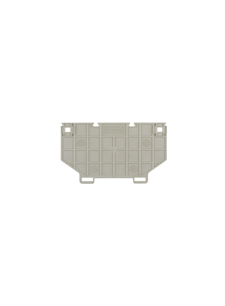 WTW WF6 Płyta separacyjna (terminal), Płyta zamykająca i pośrednia, 101.8 mm x 58.45 mm, Ciemnobeżowy /20szt./ 1781220000 WEIDMÜLLER
