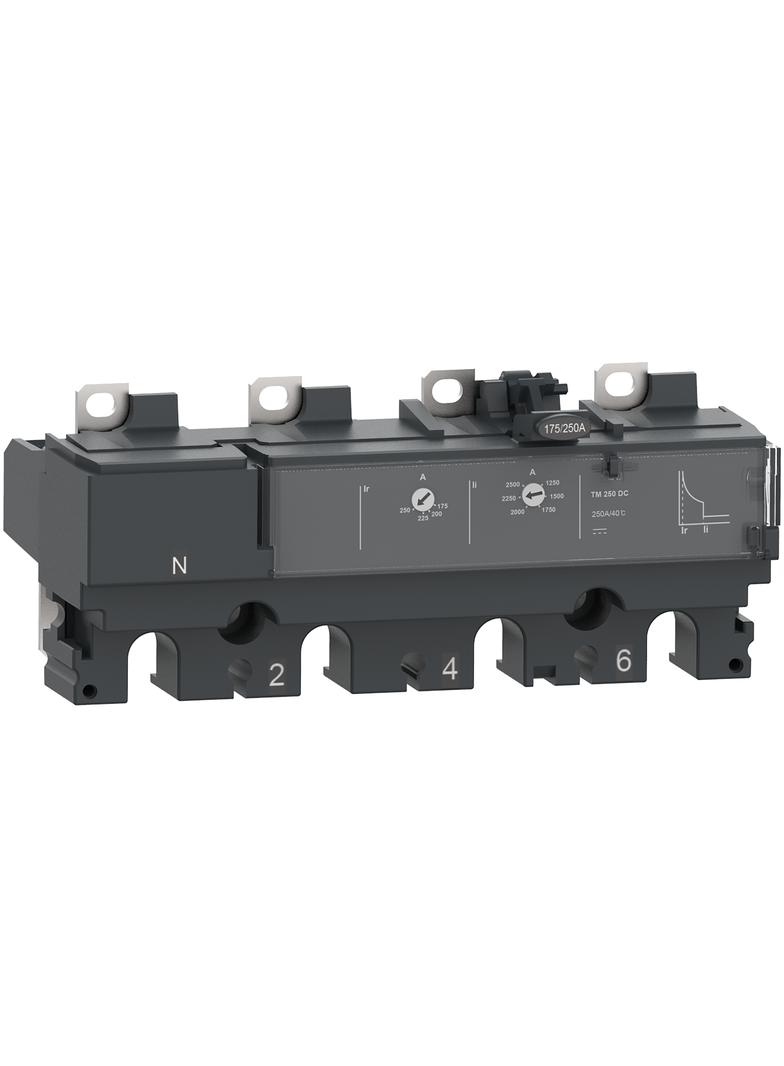 Wyzwalacz termomagnetyczny, ComPacT NSX, TM125DC, 4P4D, do NSX160