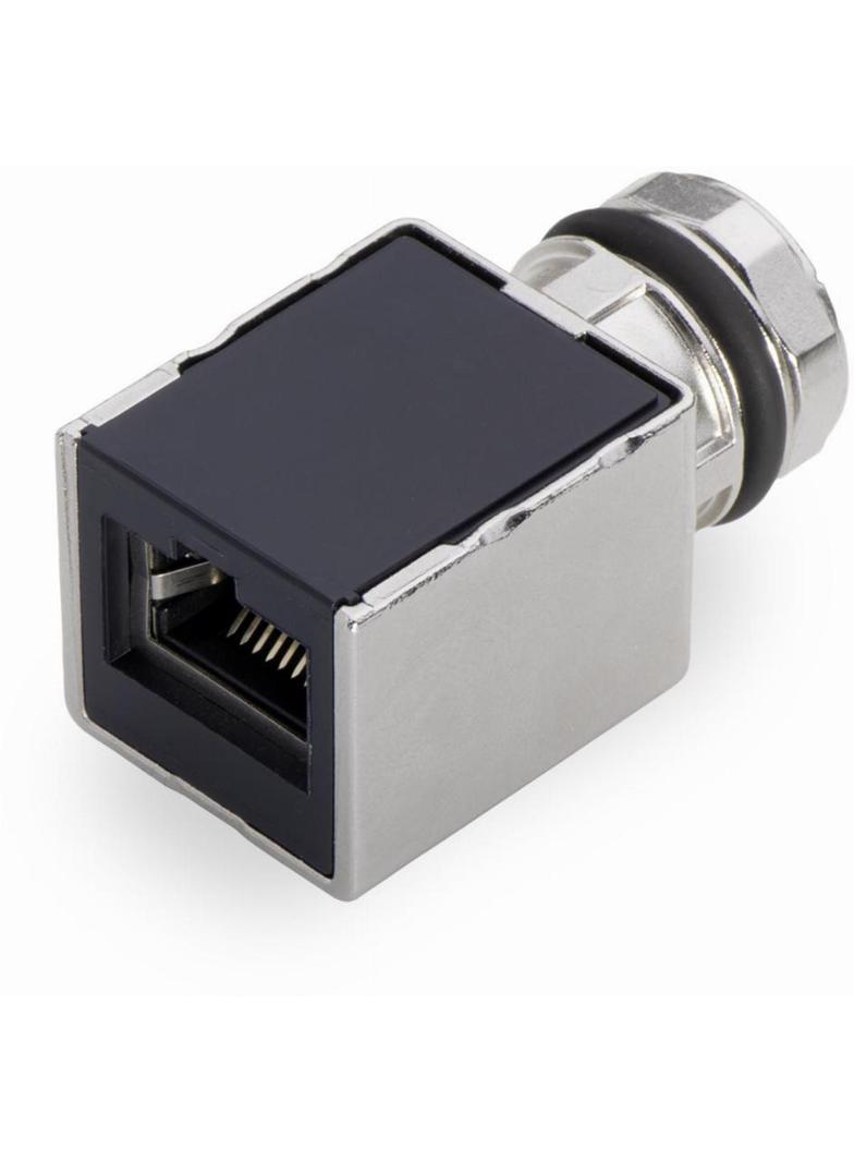 adapter gniazda M12/gniazdo RJ45 układ prosty