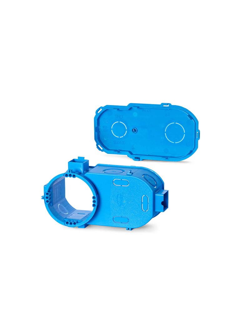 SE2x60 ,  Puszka do istalacji elementów elektronicznych, podtynkowa, szeregowa, niebieski