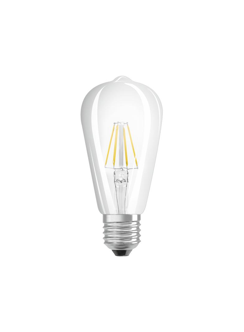 Lampa LED, klasyczny kształt bańki Edison 7W 827 230V szkło przezroczyste E27