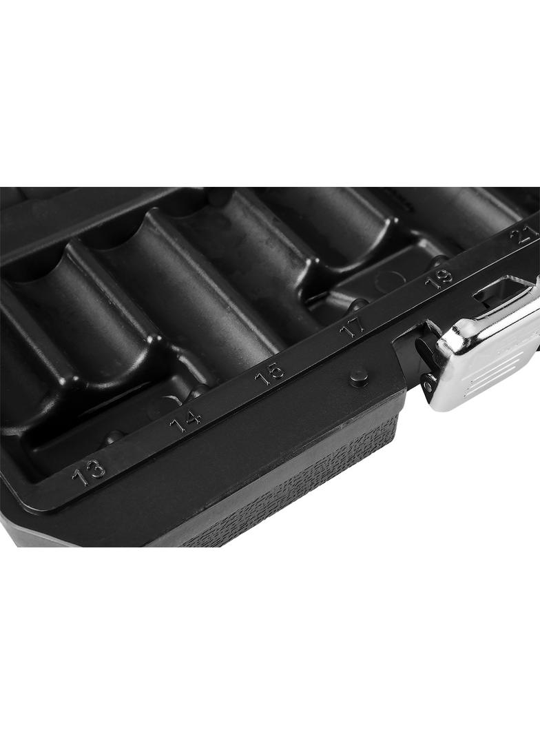 Nasadki udarowe 1/2", 10-24 mm, zestaw 10 szt., CrMo