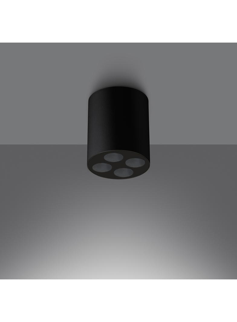Sollux Plafon ZOE czarny LED SL.1210