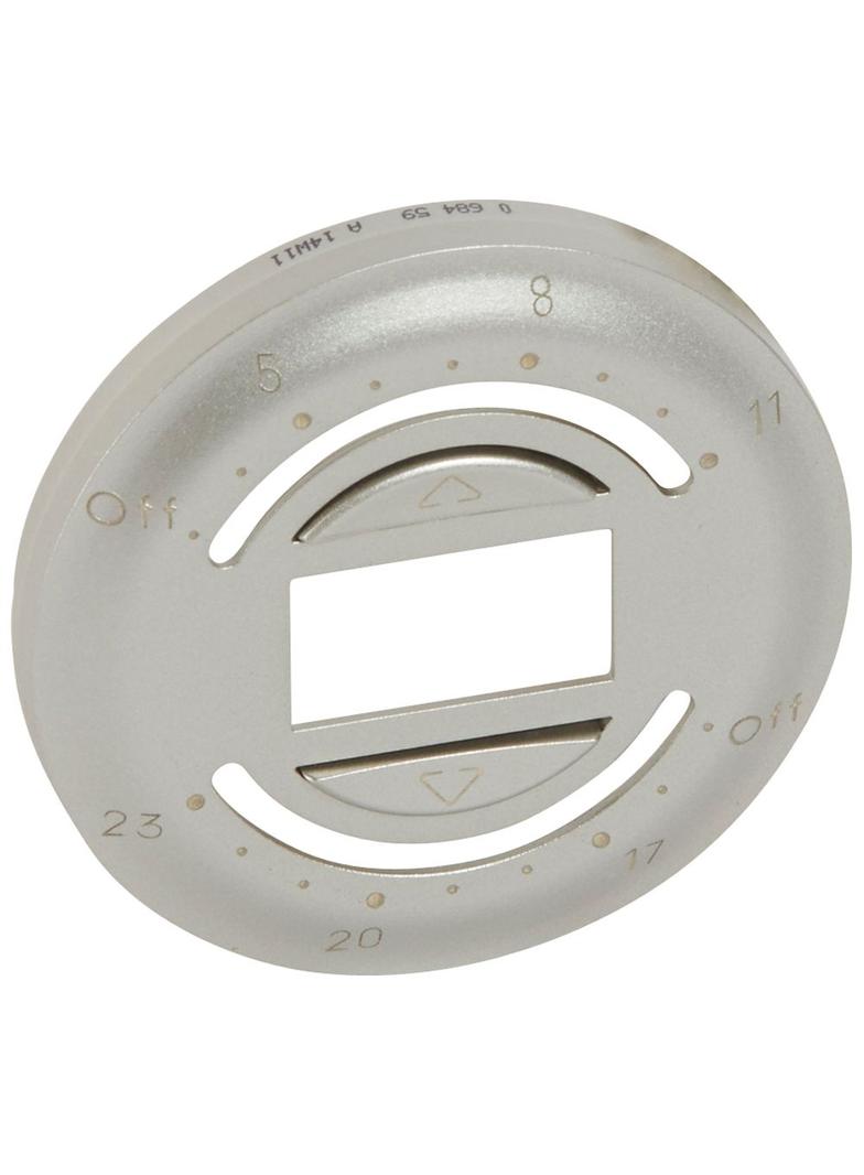 CELIANE - PLAKIETKA DO ZEGARA STEROWANIA ROLET TYTANOWA, Legrand