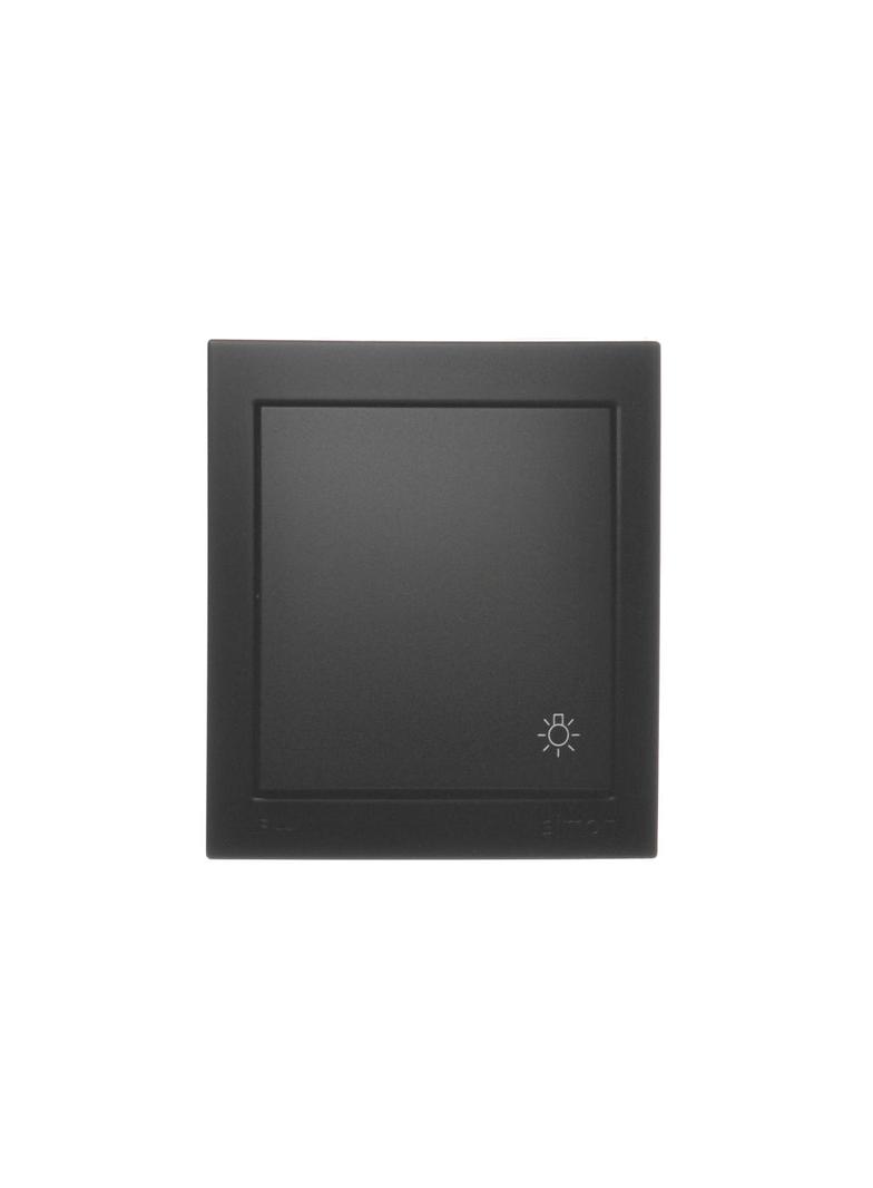 Simon Aquaclick Przycisk światło 10AX 250V zaciski śrubowe, czarny