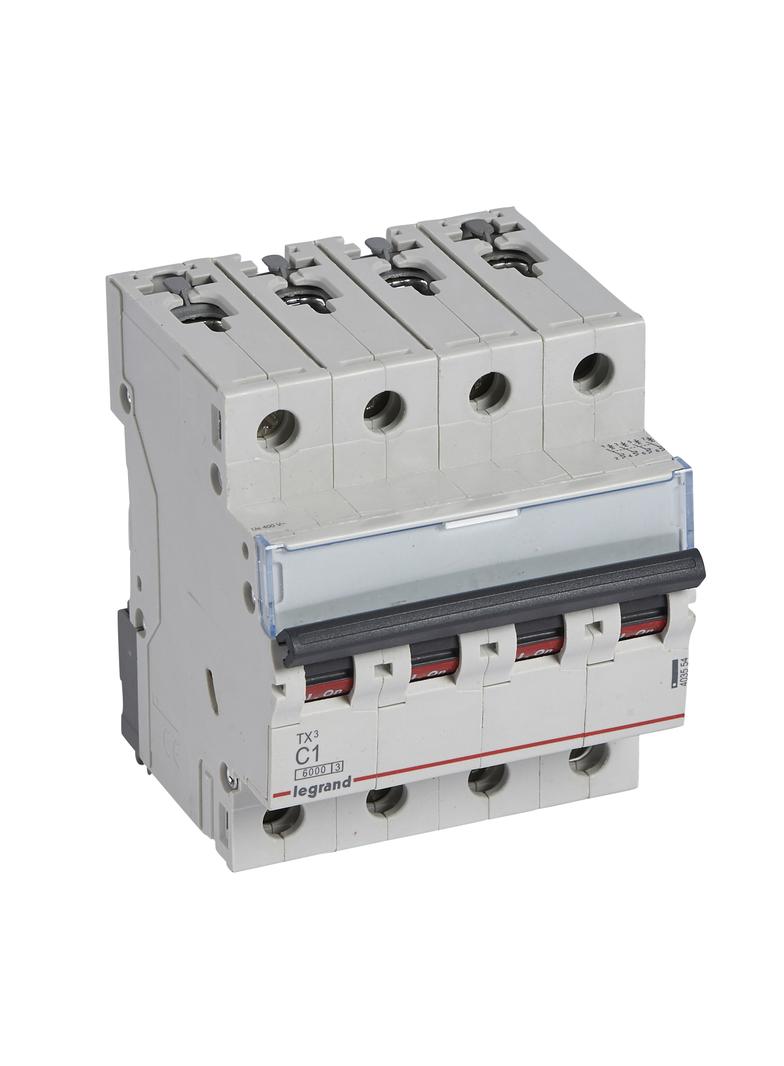 WYŁĄCZNIK NADPRĄDOWY S 304 4P C 1A 6000A SERII TX3, Legrand