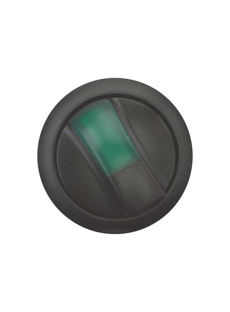 M22S-WLKV-G Napęd przełącznika 2 położeniowy zielony z podświetleniem bez samopowrotu 284540 EATON