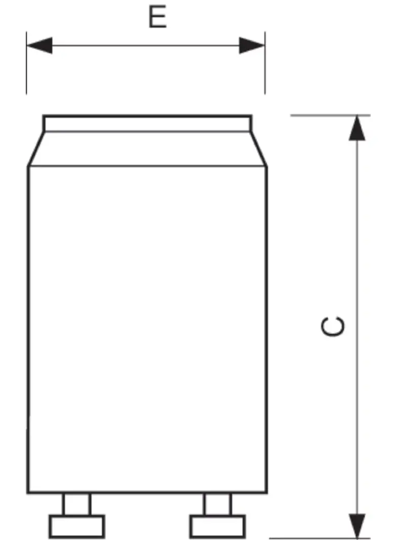 Zapłonnik do świetlówek S10 4-65W SIN 220-240V WH 2PF/10 PHILIPS