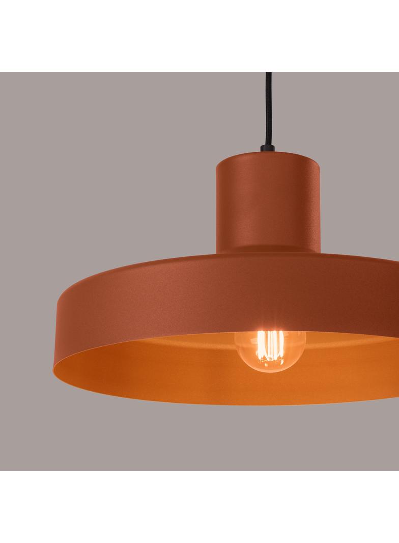 Sollux Lampa wisząca BILO ochra czerwona