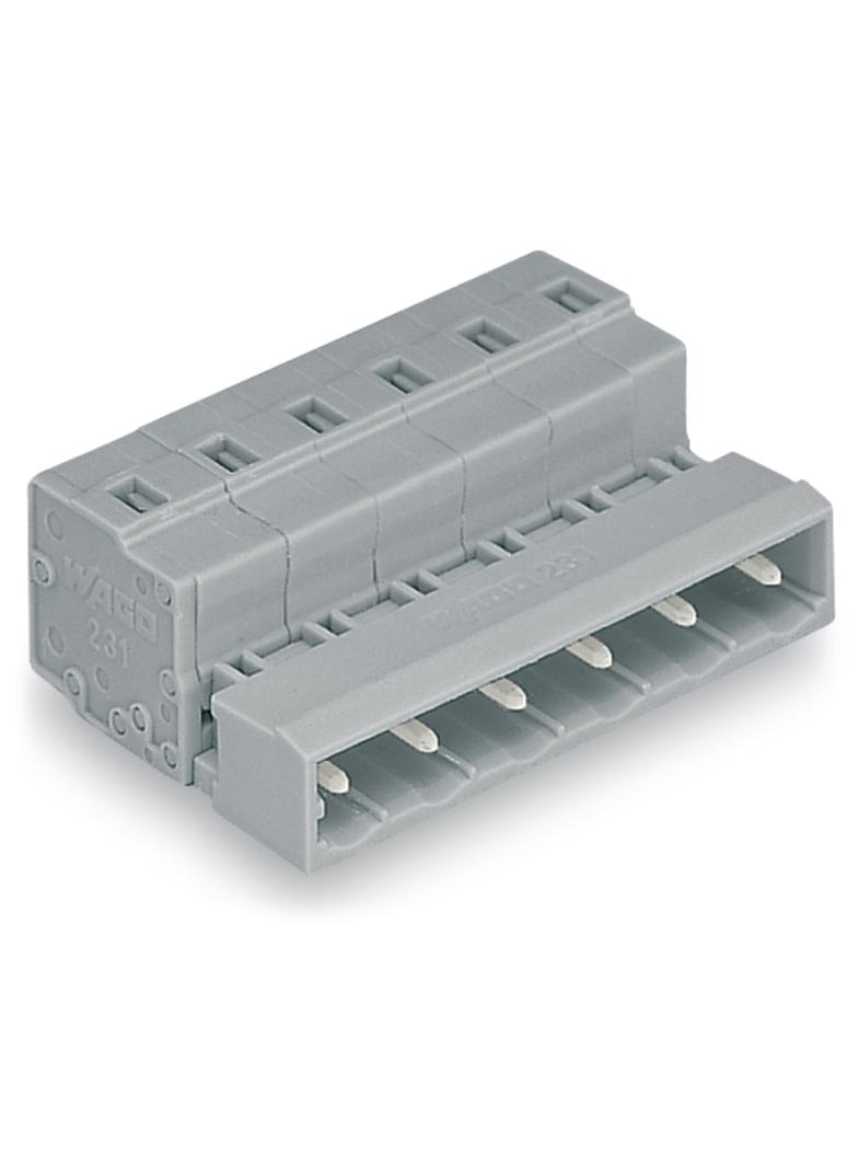 MCS-MIDI Classic wtyk 16-bieg. szary raster 7,5 mm /10szt./ WAGO