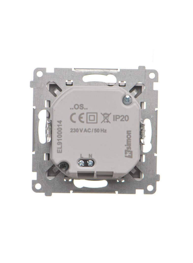 Simon 55 Oprawa oświetleniowa LED 230V (0,93 W) Barwa ciepła biała 3100K Jasnoszary mat TOS3K.01/114 KONTAKT