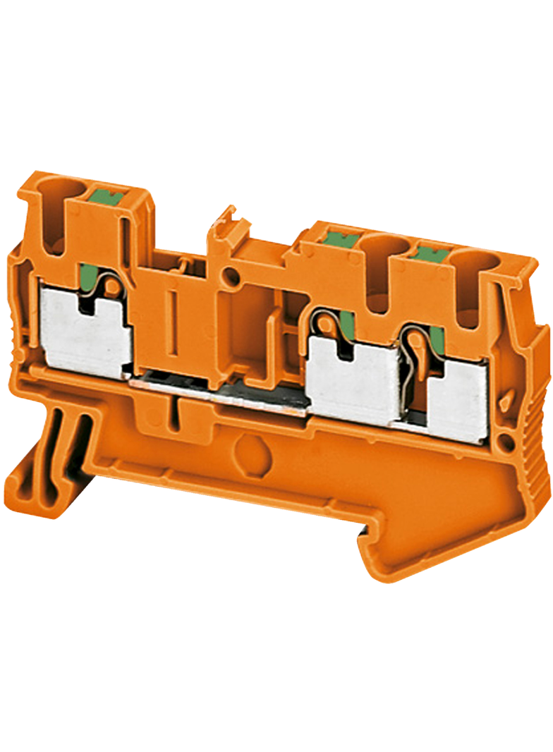 Złączki NSY, zacisk wciskany przepustowy 3 punktowy NSYTRP23AR