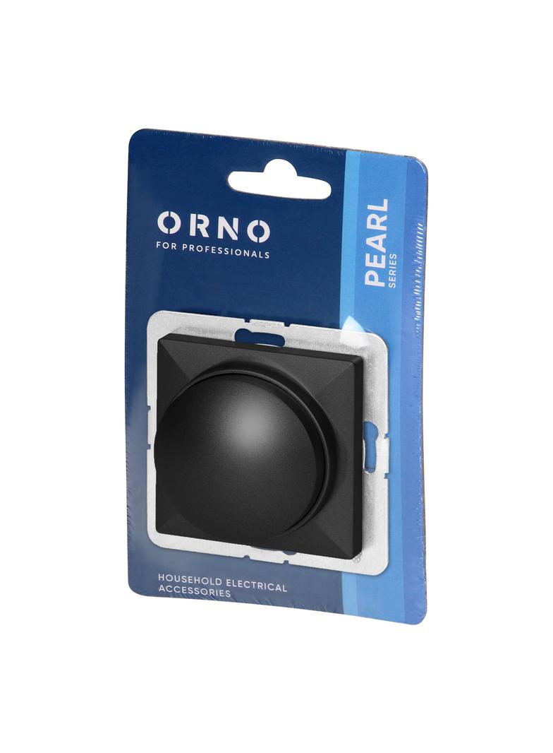 Ściemniacz obrotowy LED Pearl, 230V, 50Hz, Pmin:3W, Pmax:35W, SO-1P/LED, czarny