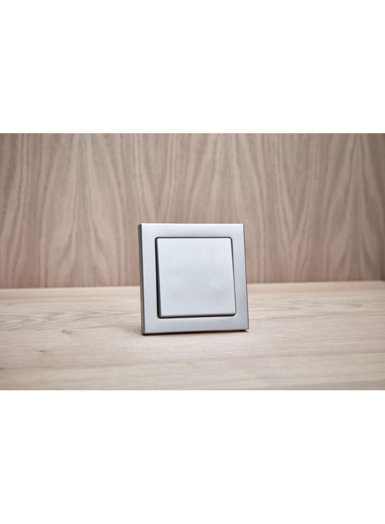 BERKER Q.3 Ramka pojedyncza aluminium aksamit lakierowana 10116094 HAGER