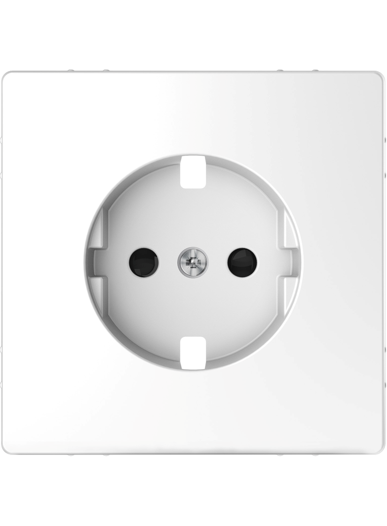 Merten - Płytka centralna gniazda schuko D-Life, biały lotos