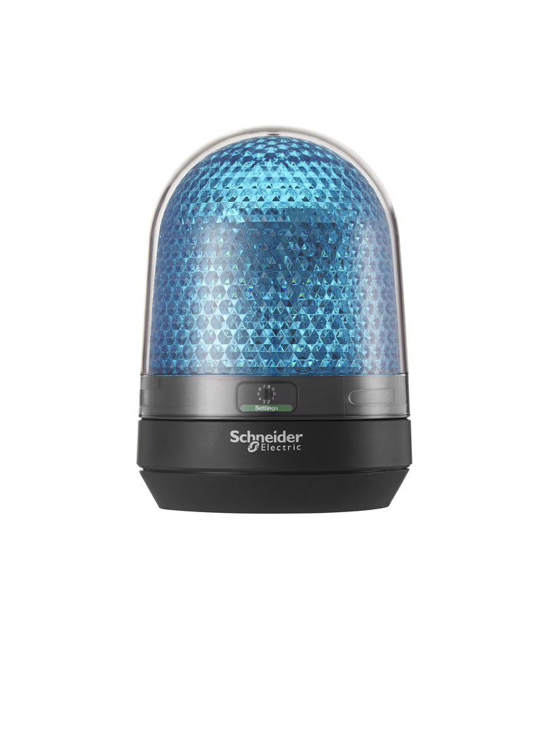 Harmony XVR Sygnalizator świetlny bez brzęczka niebieski fi100 zintegrowany LED 12-24V DC XVR3B06 Schneider