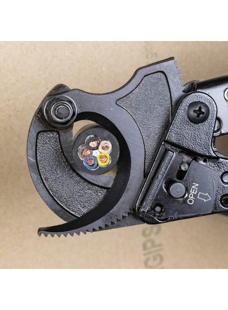 Obcinak do kabli z mechanizmem zapadkowym 250mm do max 325mm2 Cr-Mo