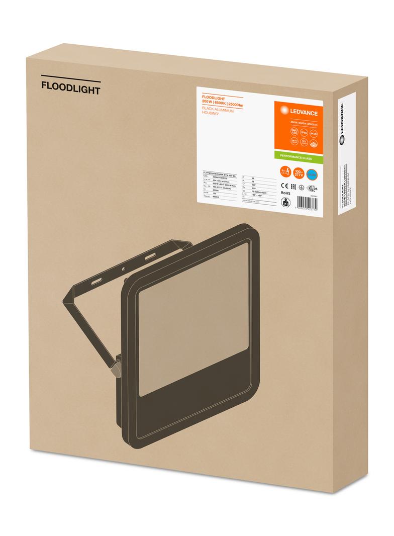 Naświetlacz FLOOD LED PERFORMANCE 200W 6500K SYM 100 black