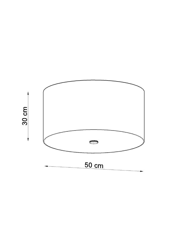 Sollux Plafon OTTO 50 czarny SL.0746