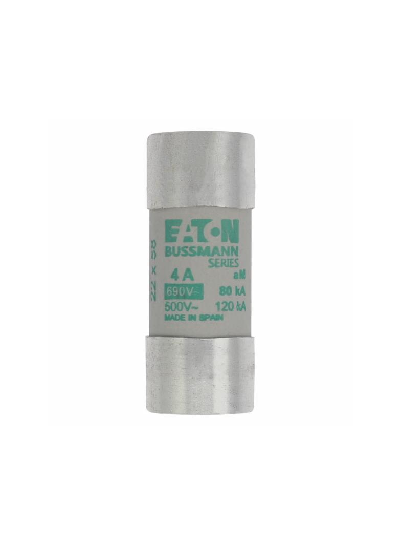 CYLINDRICAL FUSE 22 x 58 4A AM 690V AC Wkładka cylindryczna 22 x 58mm 4A AM 690V AC C22M4 EATON