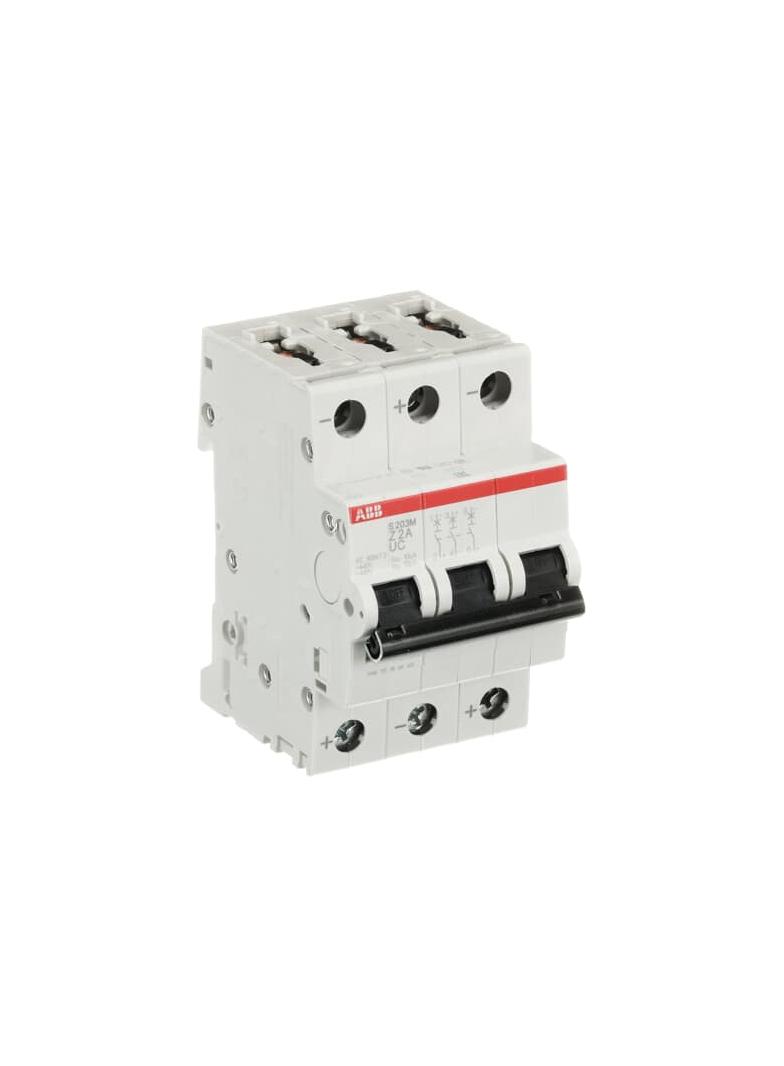 S203M-Z2UC Wyłącznik nadprądowy 10kA AC/DC 3P Z2A 2CDS273061R0278 ABB
