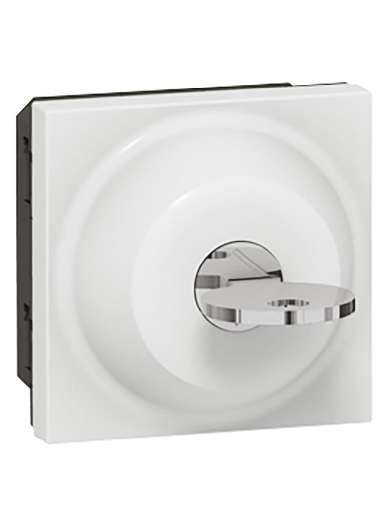 Mosaic Wyłącznik Na Klucz Trójpozycyjny 2 Moduły Biały 6A-250V 077073 LEGRAND