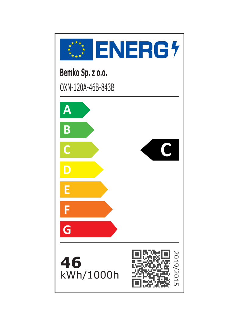 OPRAWA OXAN 120CM 46W 4K CRI>80 6400LM KLOSZ PC OPAL