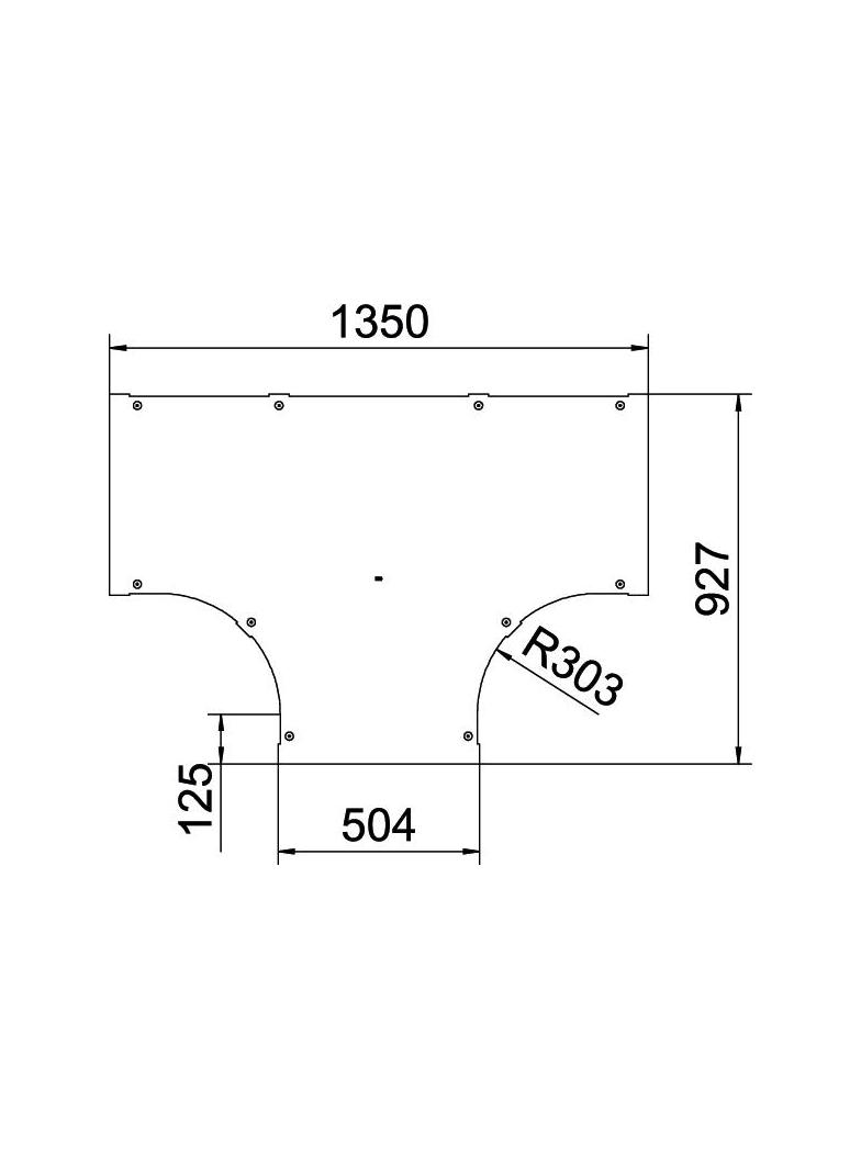 LTD 500 R3 A2 Pokrywa trójnika
