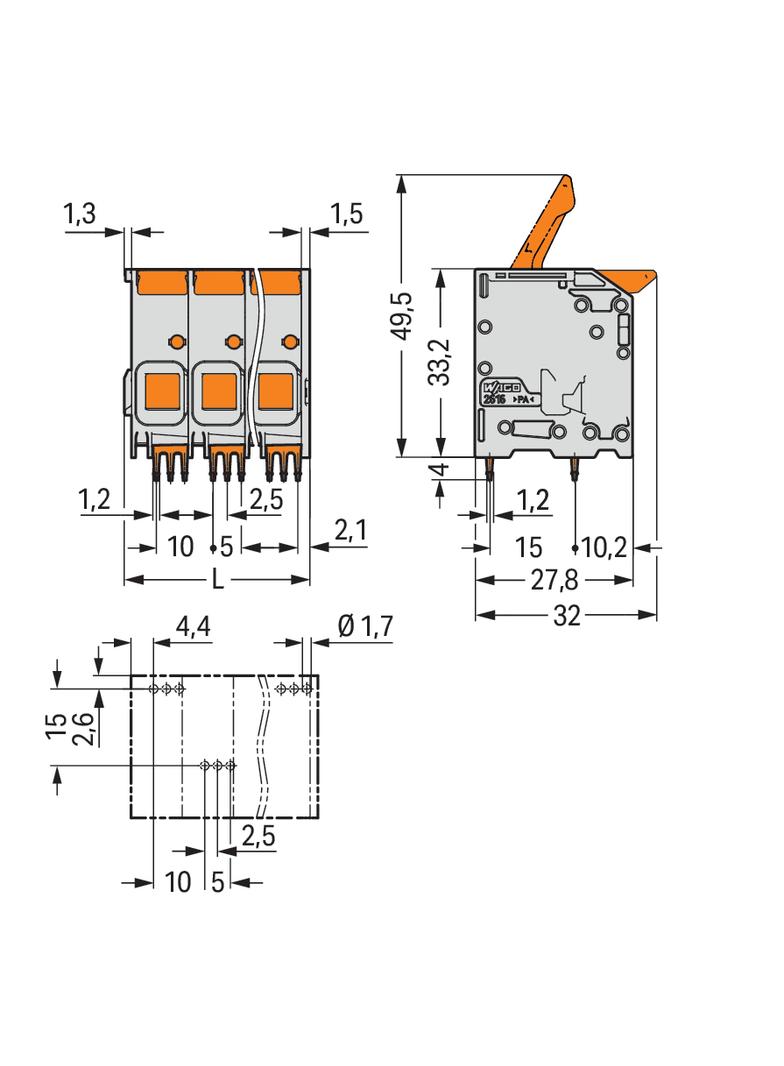 złączka do płytek drukowanych