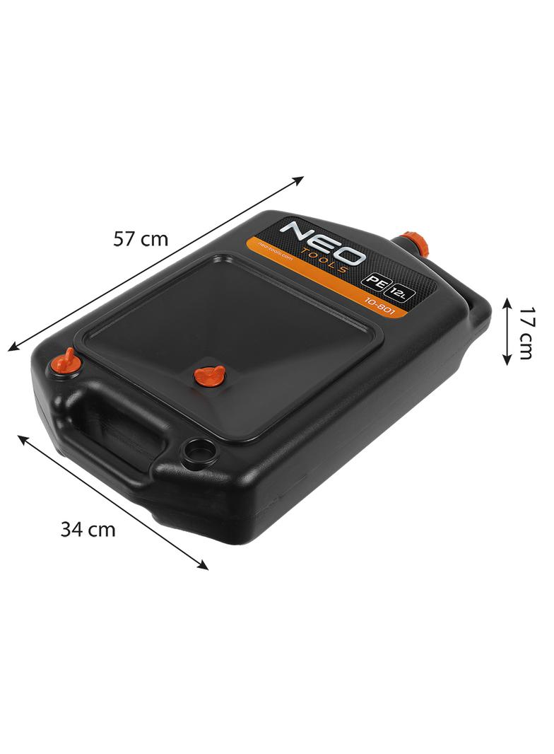 Miska do zlewania oleju, przenośna, zamykana 12l