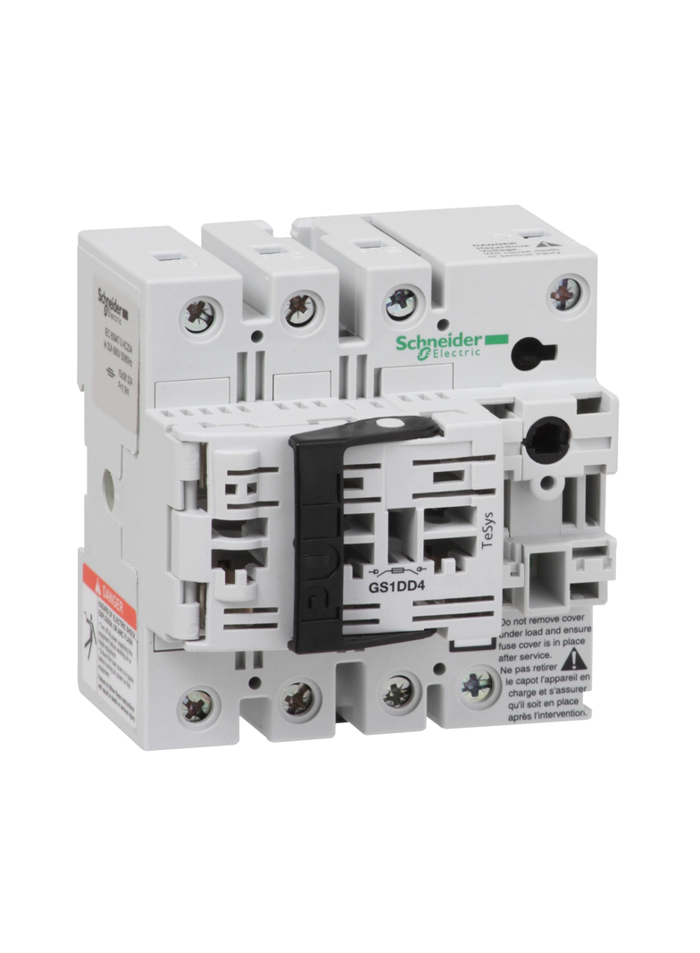 Podstawa bezpiecznikowa NFC 10x38mm 32A 3P + N