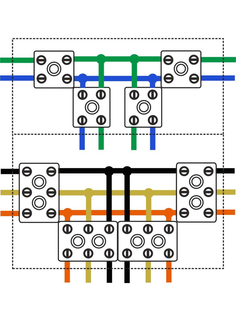 PIP-5A R4x2x4,4x3x4 Puszka przeciwpożarowa, prostokątna, E90, rozgałęźna, 4x2x4mm2, 4x3x4mm2, 174x92
