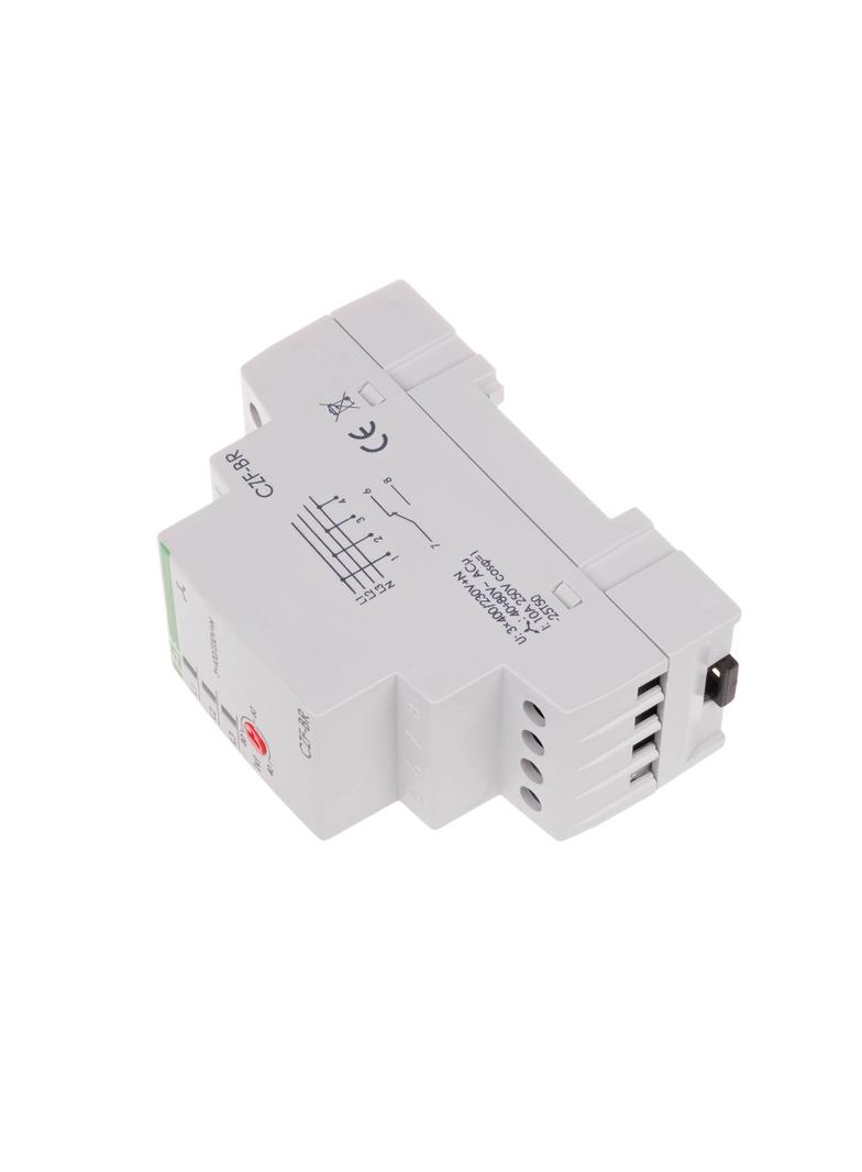 mikroprocesorowy czujnik zaniku i asymetrii faz z regulowanym progiem progiem asymetrii, montaż na s