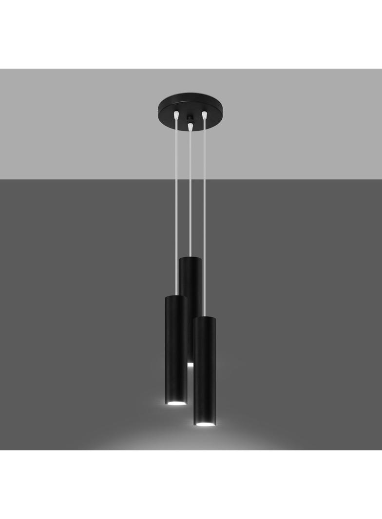 Lampa wisząca LAGOS 3P czarny