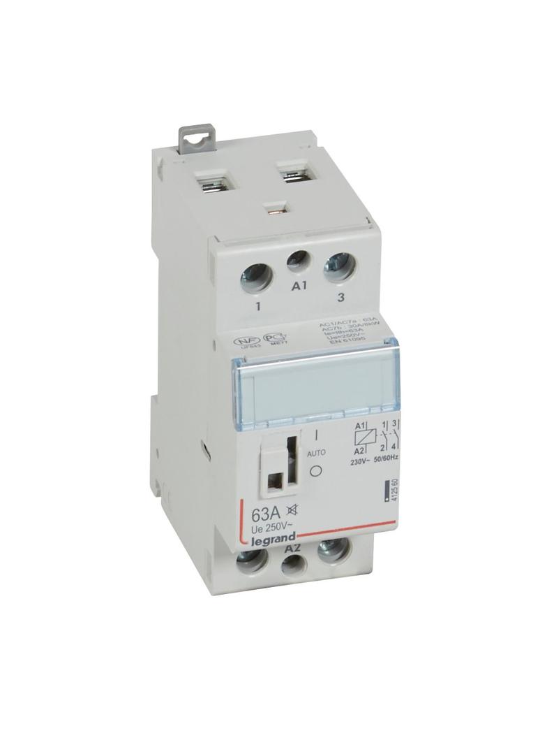 STYCZNIK MODUŁOWY SM 363 63A 230V 2NO CICHY, Legrand